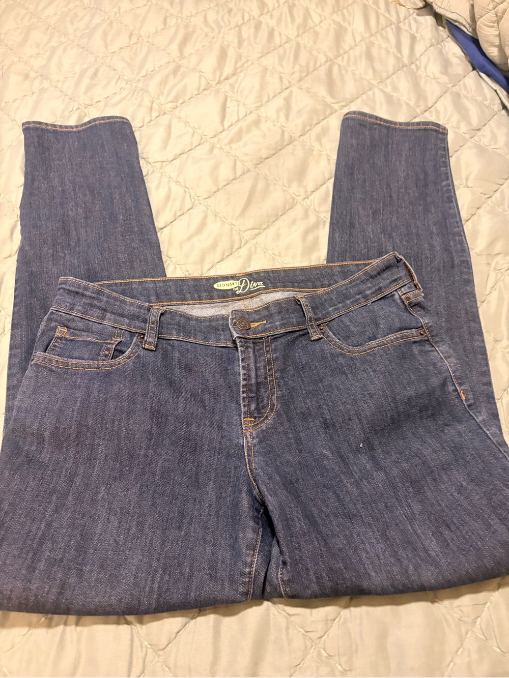 Old Navy Diva Skinny Jeans in Dark Blue